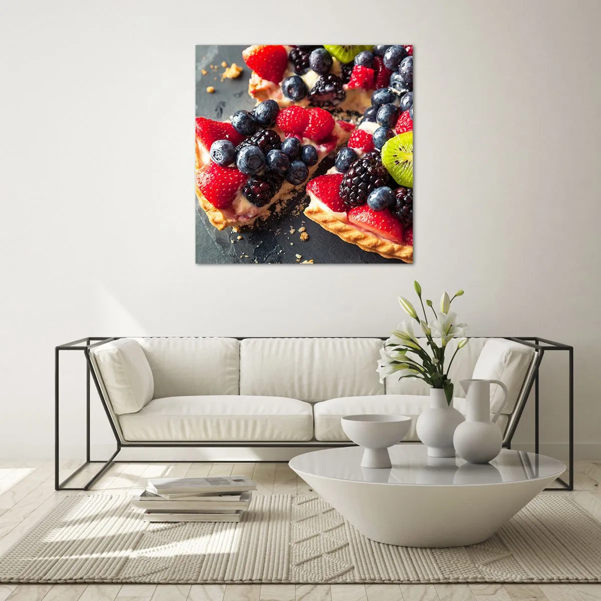 Quadro su vetro - Dolce vita! - 60x60 cm