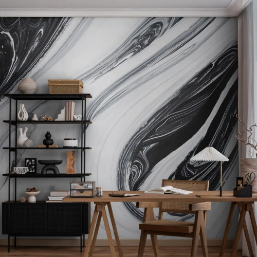 Fotomurali Premium Canvas - L'unione degli opposti - Colore, Pezzo, Moderno - 250x175 cm