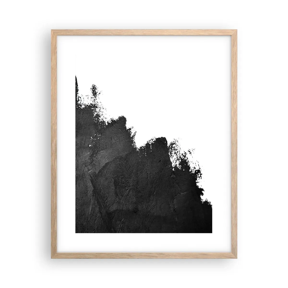 Poster in cornice rovere chiaro - Gli elementi: la terra - 40x50 cm