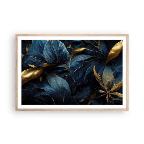 Poster in cornice rovere chiaro - Foderati d'oro - 91x61 cm