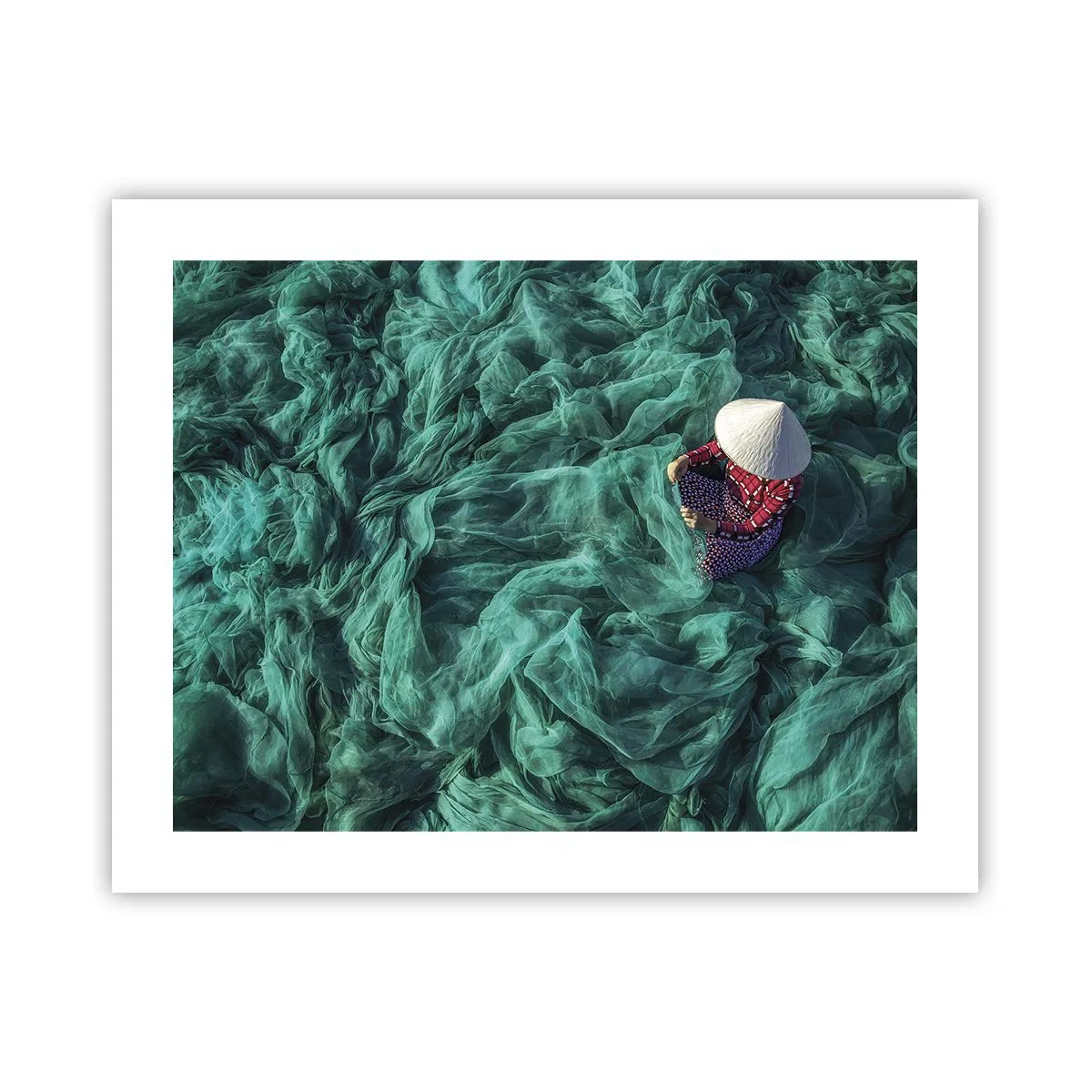 Poster - Nel mare di reti - 50x40 cm