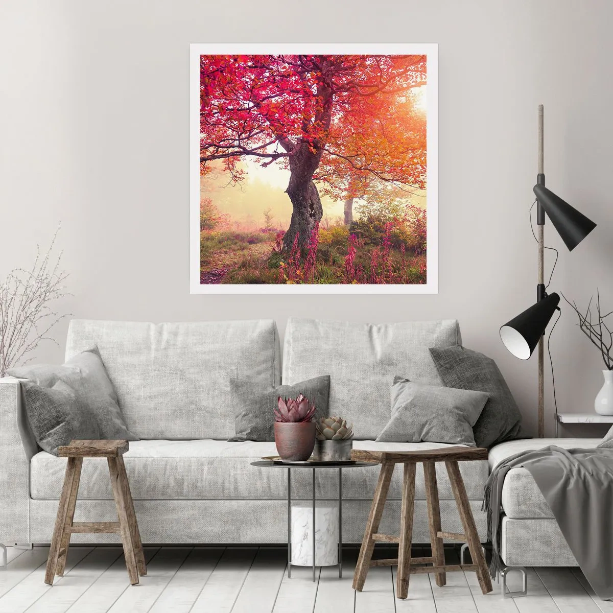 Poster - L'esplosione della fioritura - 60x60 cm
