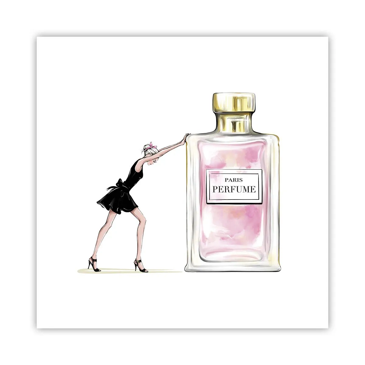 Poster - L'essenza della femminilità - 30x30 cm