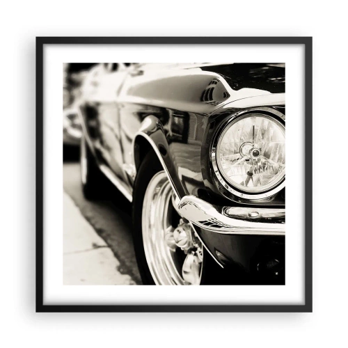 Poster in cornice nera - Bellezza intramontabile - 50x50 cm