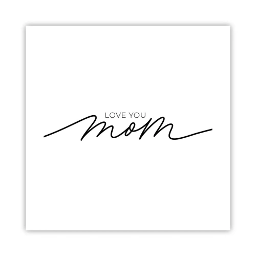 Poster - Grande commozione - 40x40 cm