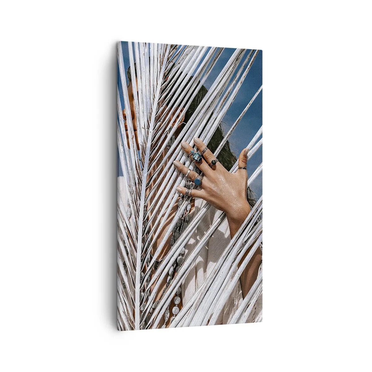 Quadro su tela - Stampe su Tela - La ragazza dello sciamano? - 45x80 cm