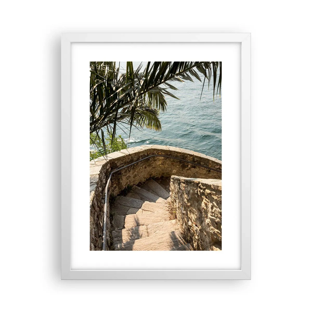 Poster in cornice bianca - Sotto il sole d'Italia - 30x40 cm