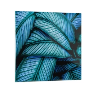 Quadro su vetro - Le linee della vita - 40x40 cm