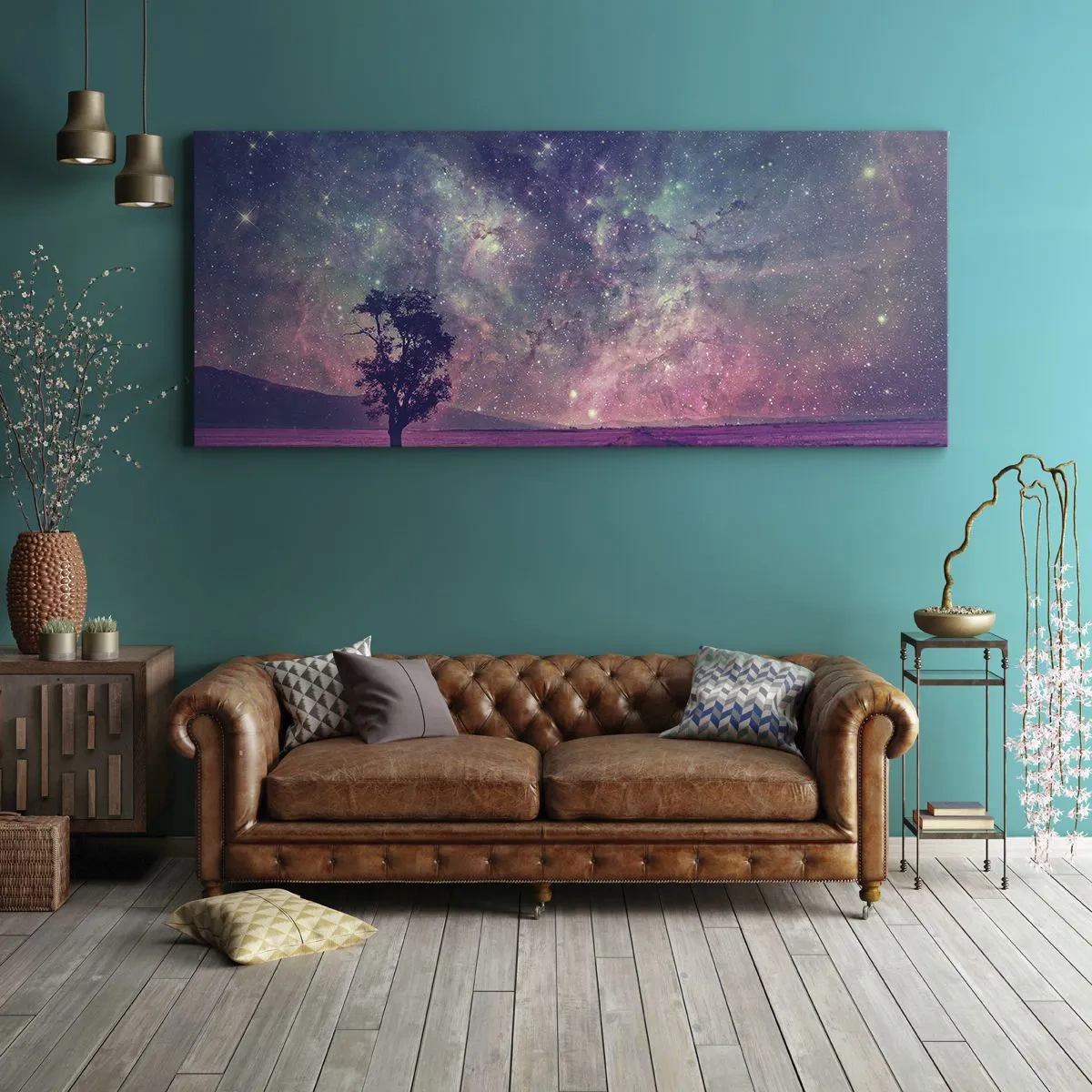 Quadro su tela - Stampe su Tela - Sotto un cielo magico - 90x30 cm
