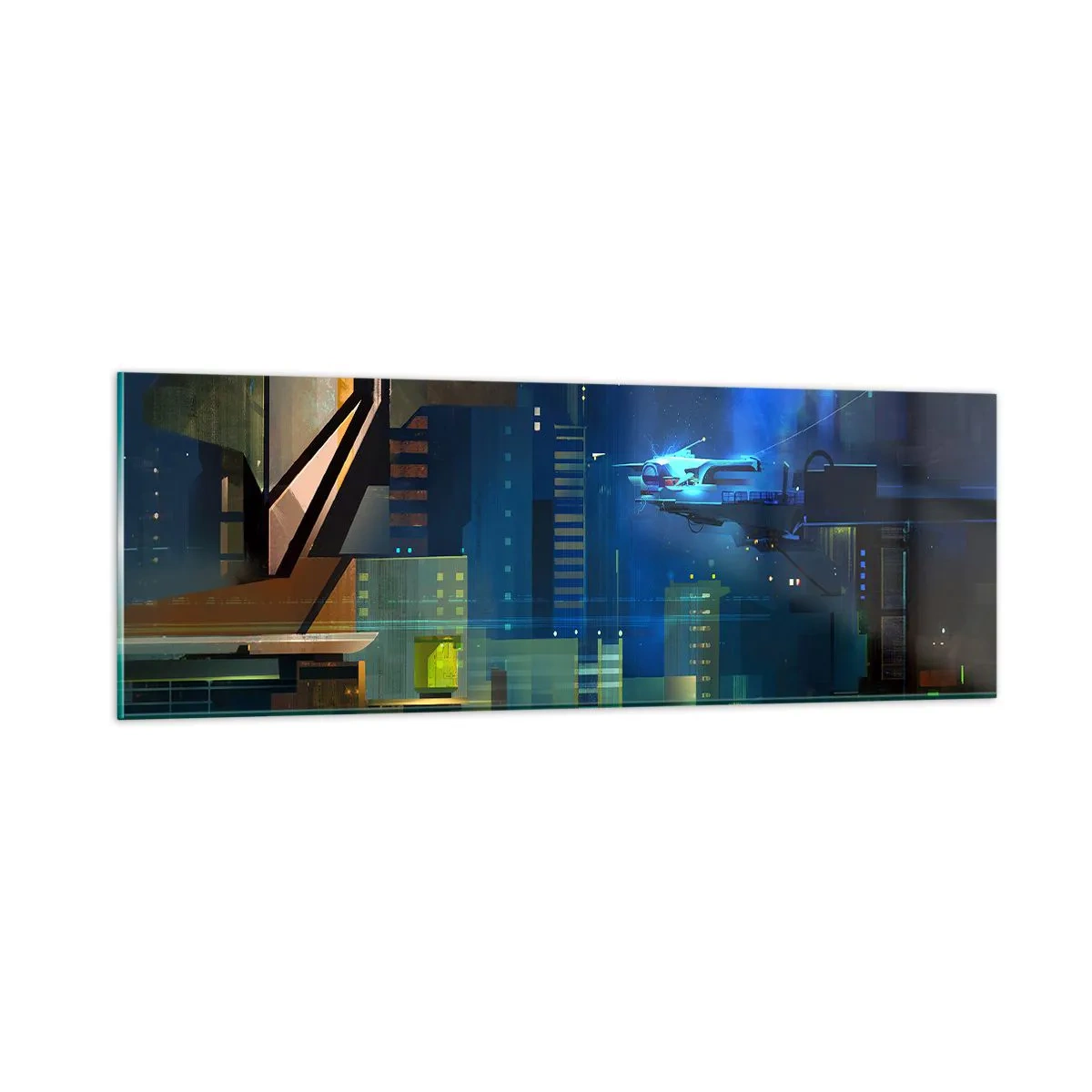 Quadro su vetro - In un futuro non lontano - 90x30 cm
