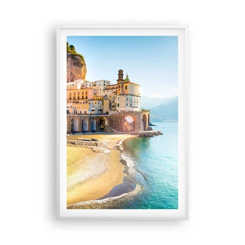 Poster in cornice bianca - La città incredibile - 61x91 cm