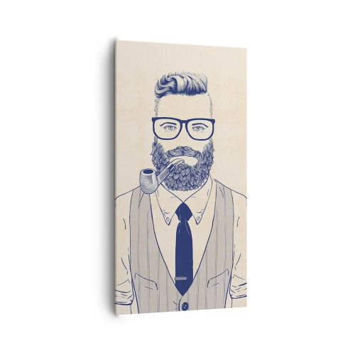 Quadro su tela - Stampe su Tela - Allegro, maschile e alla moda - 65x120 cm