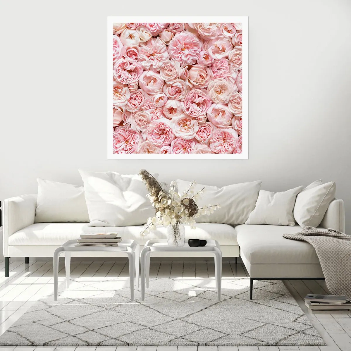 Poster - Coperto di rose - 60x60 cm