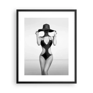 Poster in cornice nera - Il mio nome è Eleganza - 40x50 cm