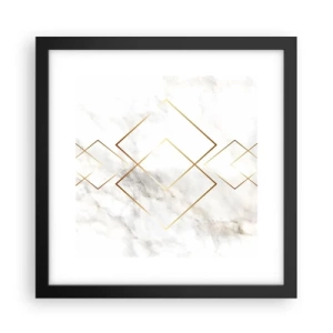 Poster in cornice nera - Vista sull'infinito - 30x30 cm