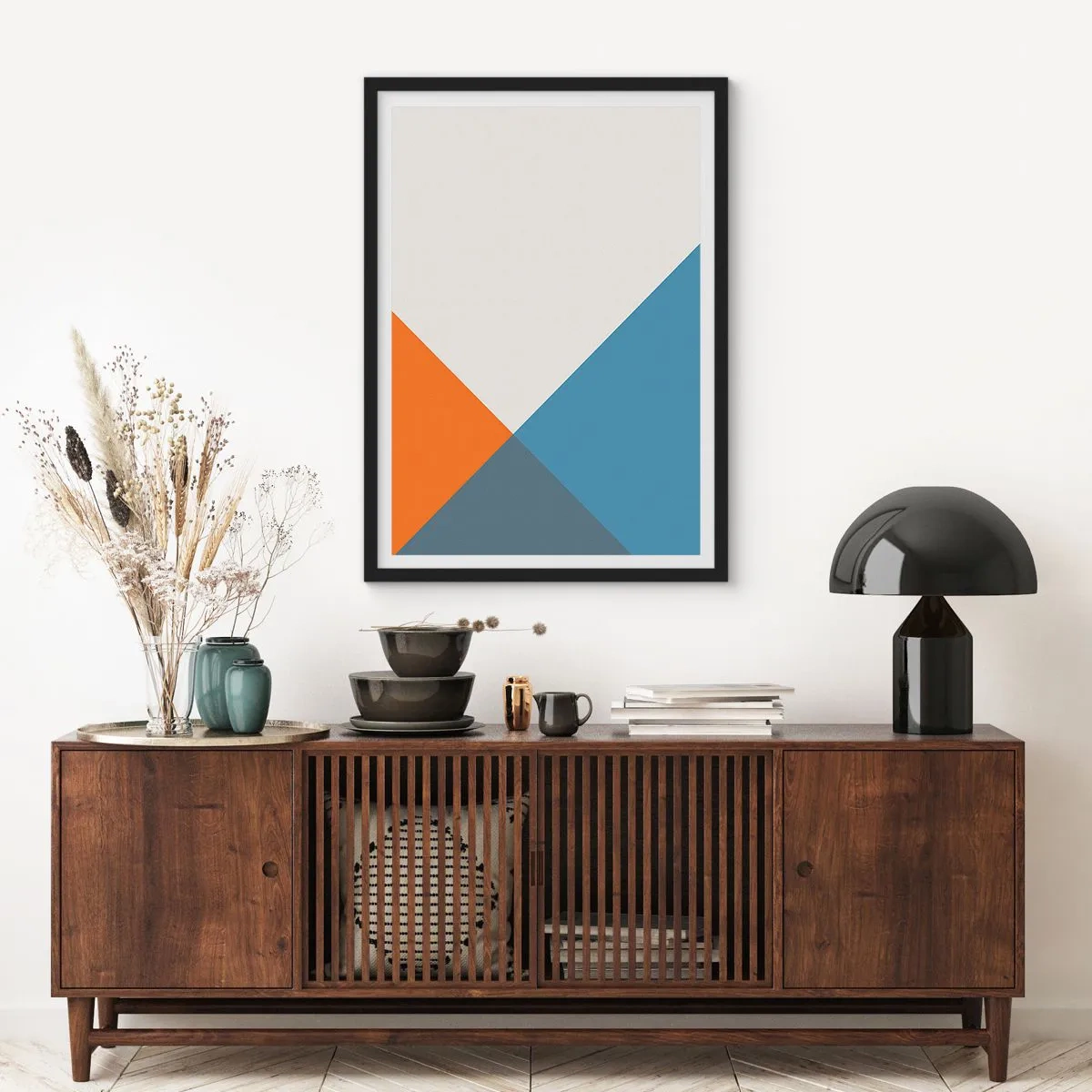 Poster in cornice nera - Ad angolo... - 30x40 cm