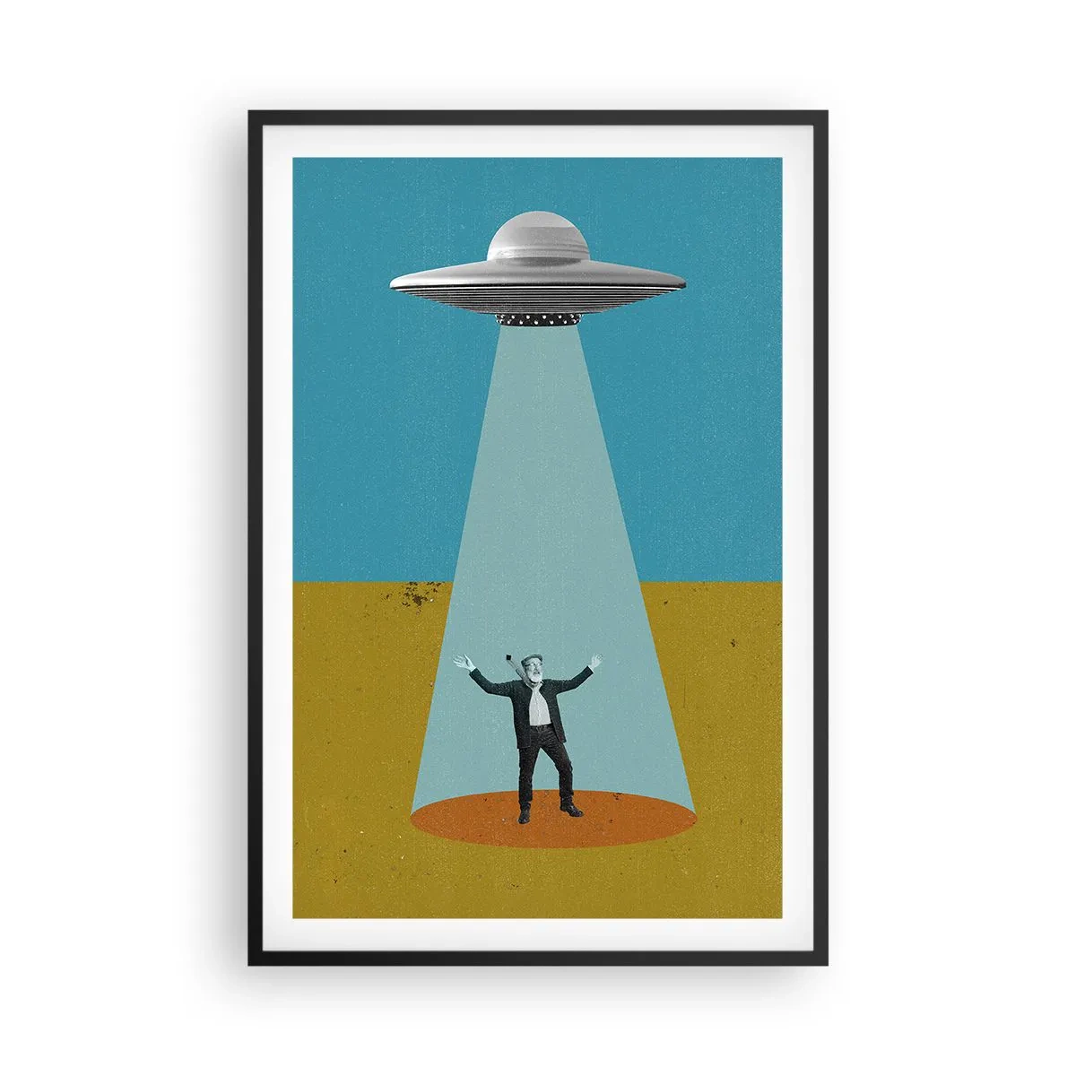 Poster in cornice nera - Incontro ravvicinato - 61x91 cm