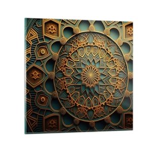 Quadro su vetro - Atmosfera araba - 60x60 cm