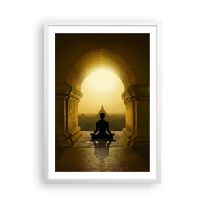 Poster in cornice bianca - Armonia completa - 50x70 cm