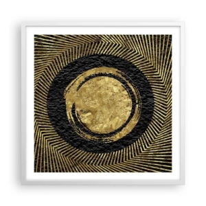 Poster in cornice bianca - Composizione glamour - 60x60 cm