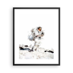 Poster in cornice nera - L'inviato della Terra - 40x50 cm