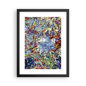 Poster in cornice nera - Vetrate a gocce - 30x40 cm