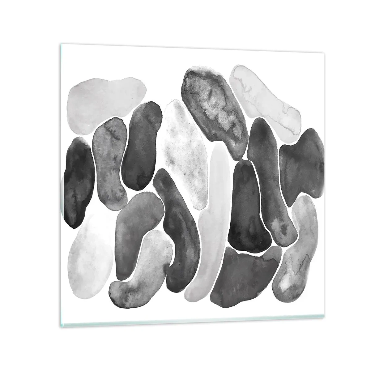 Quadro su vetro - Astrazione rocciosa - 70x70 cm