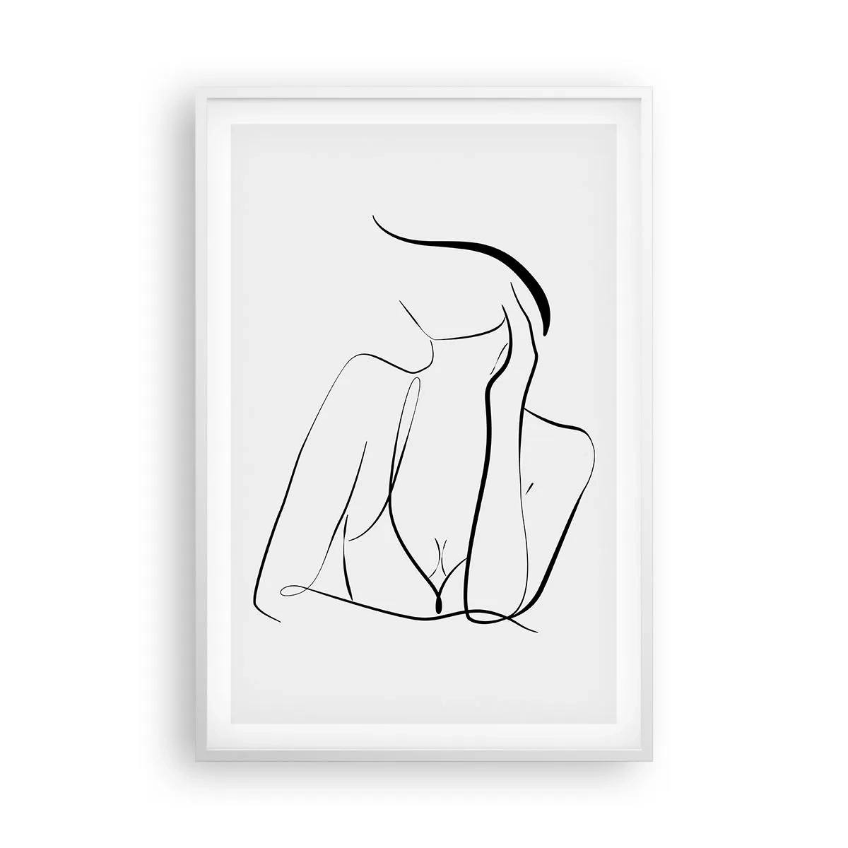 Poster in cornice bianca - Sull'onda dei sogni - 61x91 cm