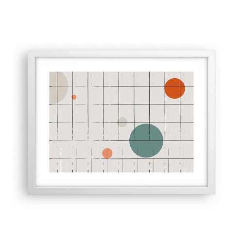 Poster in cornice bianca - Prigionieri. Noi o loro? - 40x30 cm