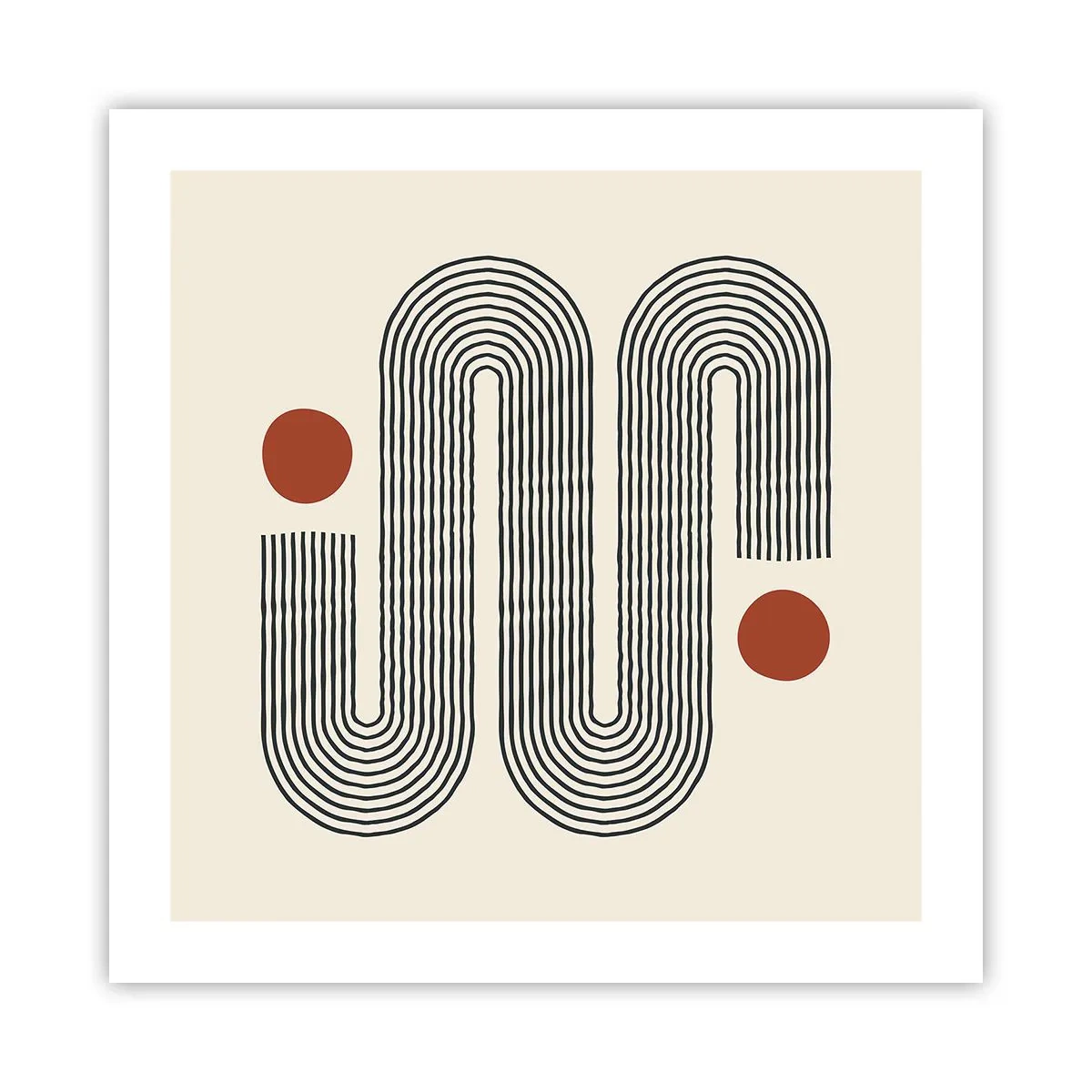 Poster - Dall'inizio alla fine - 50x50 cm