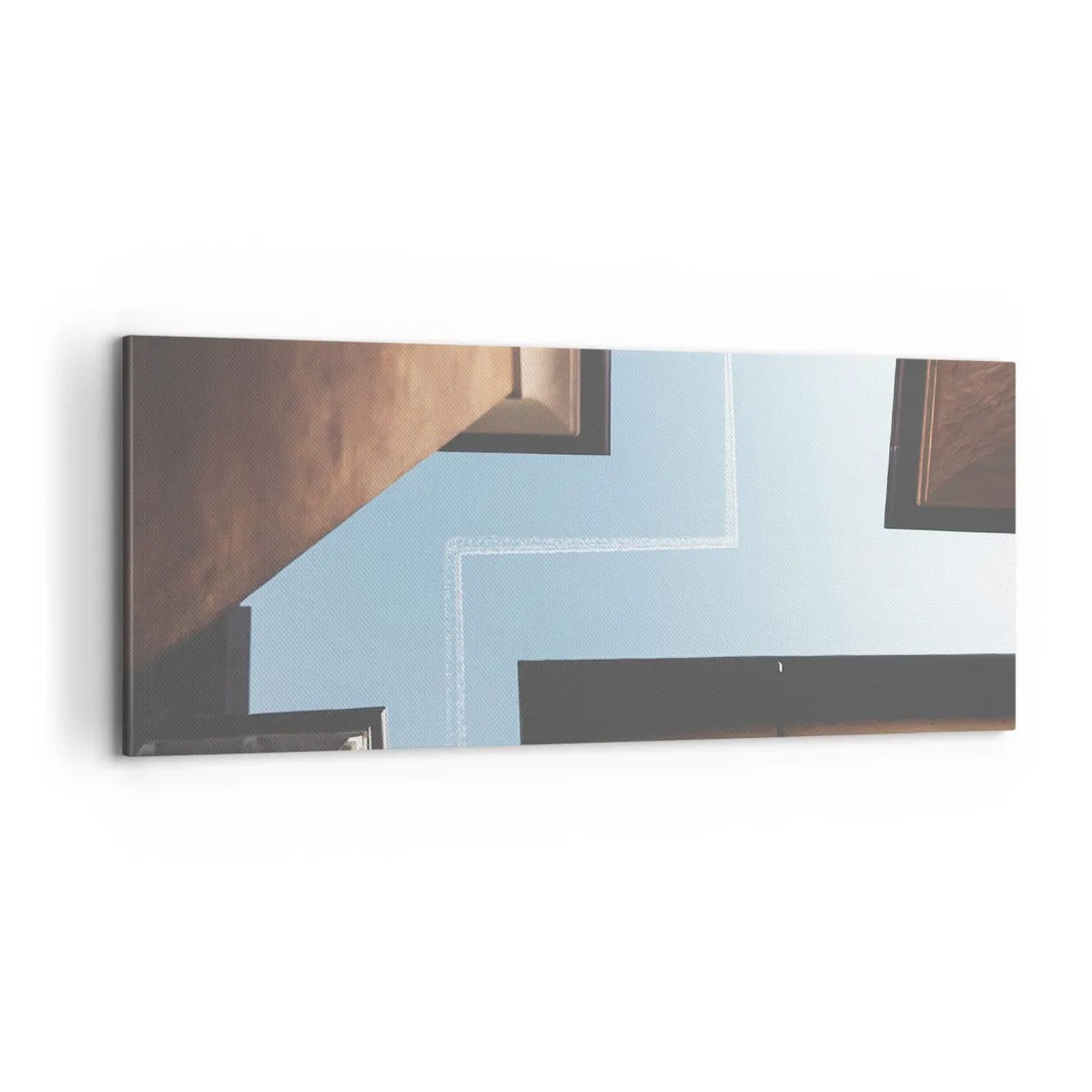 Quadro su tela - Stampe su Tela - Sopra il labirinto urbano - 100x40 cm