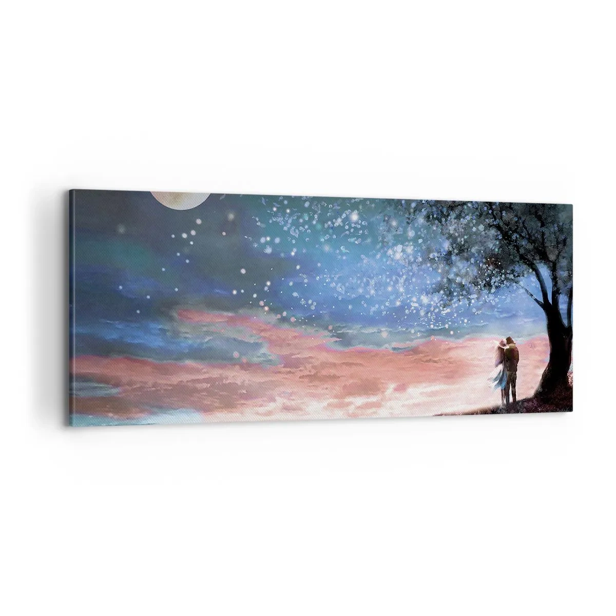 Quadro su tela - Stampe su Tela - Lo spettacolo delle stelle - 100x40 cm