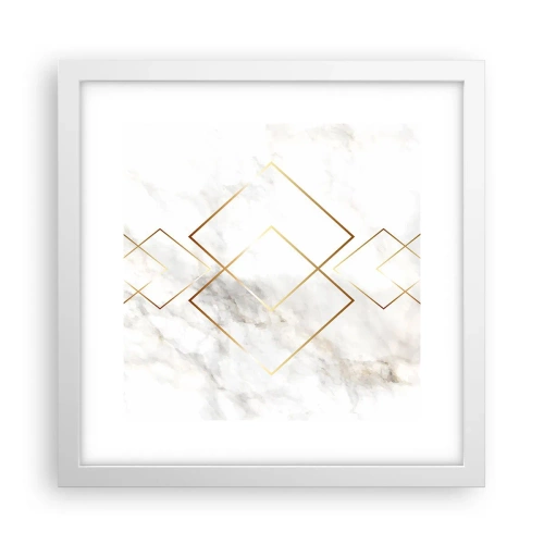 Poster in cornice bianca - Vista sull'infinito - 30x30 cm