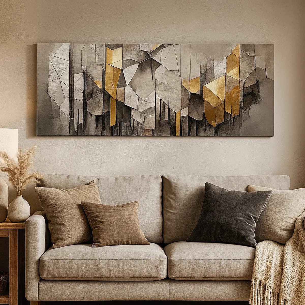 Quadro su tela - Stampe su Tela - Composizione di ghiaccio e luce - 30x30 cm