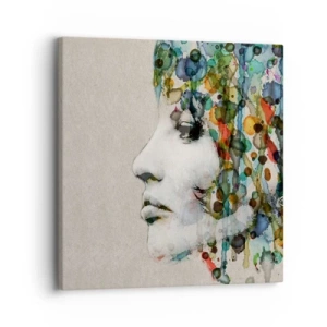 Quadro su tela - Stampe su Tela - Emersa dal grigio - 30x30 cm