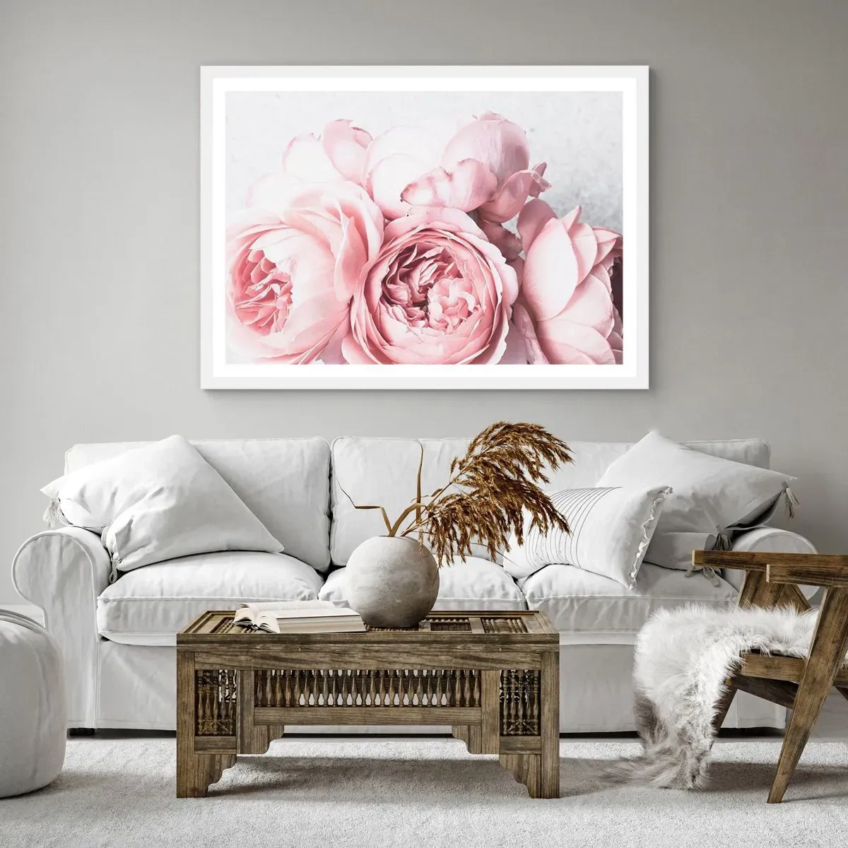 Poster in cornice bianca - Per i romantici - 40x30 cm