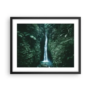 Poster in cornice nera - Terme tropicali - 50x40 cm
