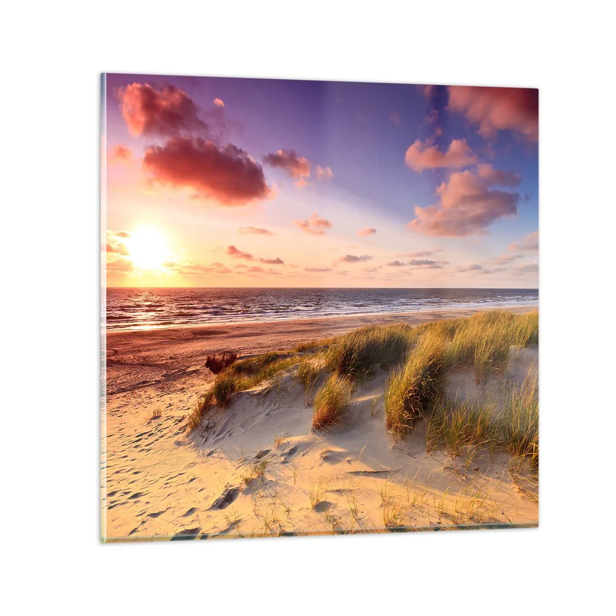 Quadro su vetro - L'aria già profuma di estate - 40x40 cm