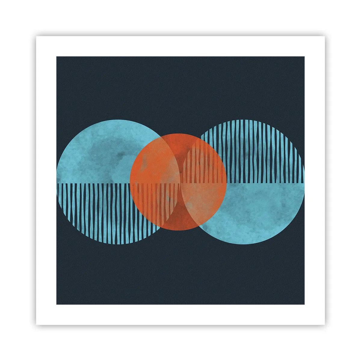 Poster - Composizione simmetrica - 50x50 cm