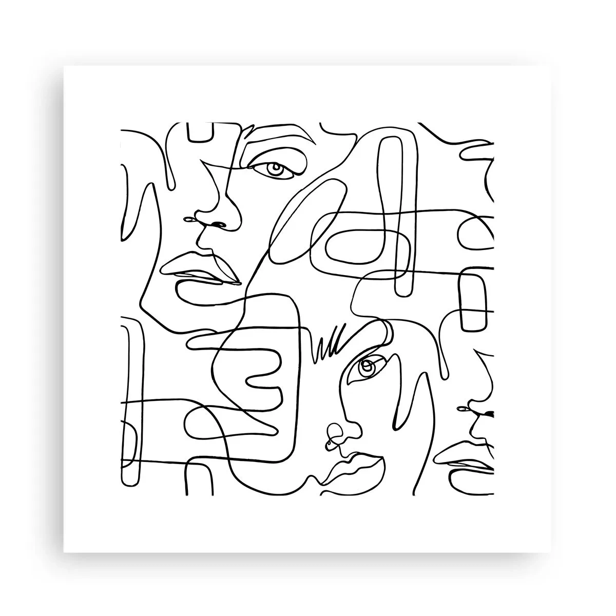 Poster - Emozioni intrecciate - 30x30 cm