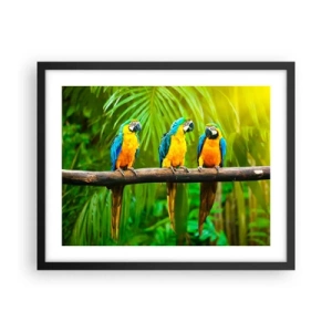 Poster in cornice nera - Hai sentito che ha fatto? - 50x40 cm