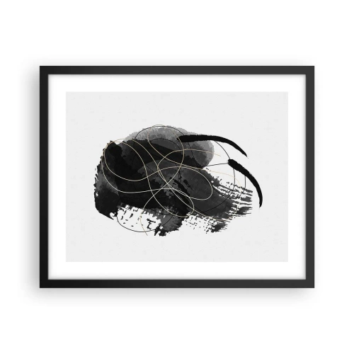 Poster in cornice nera - Nato dal nero - 50x40 cm