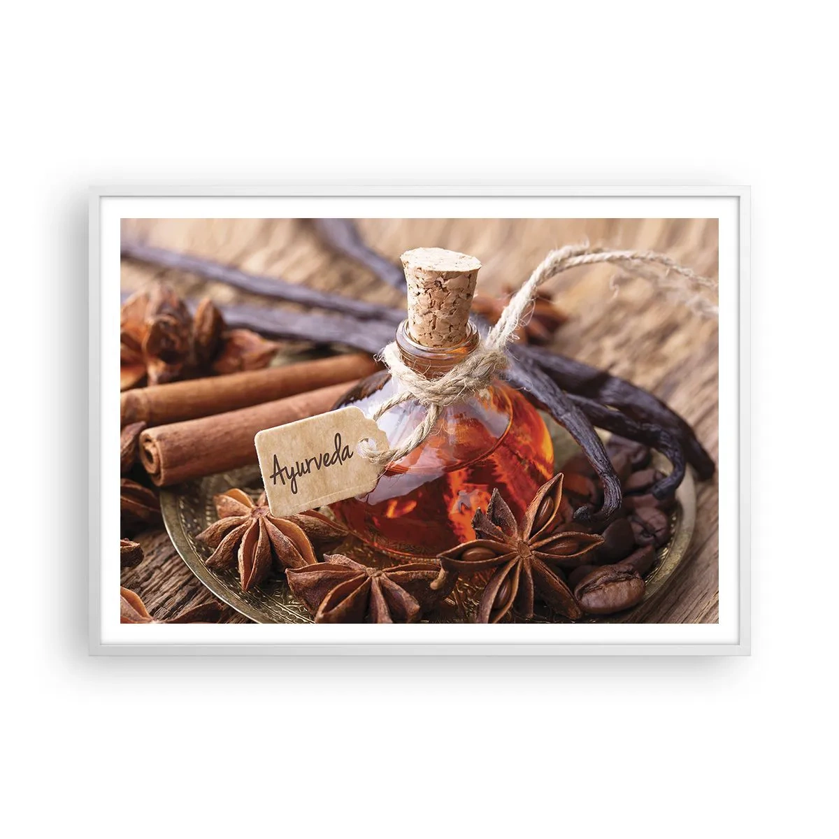 Poster in cornice bianca - Verso l'unità del corpo e dell'anima - 100x70 cm