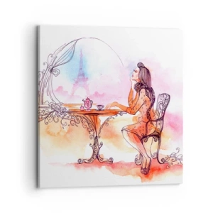 Quadro su tela - Stampe su Tela - Chic parigino - 70x70 cm