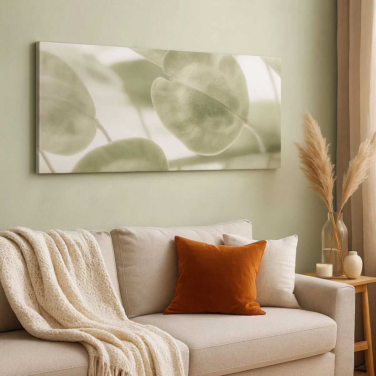 Quadro su tela - Stampe su Tela - All'inizio vi erano le foglie... - 100x40 cm