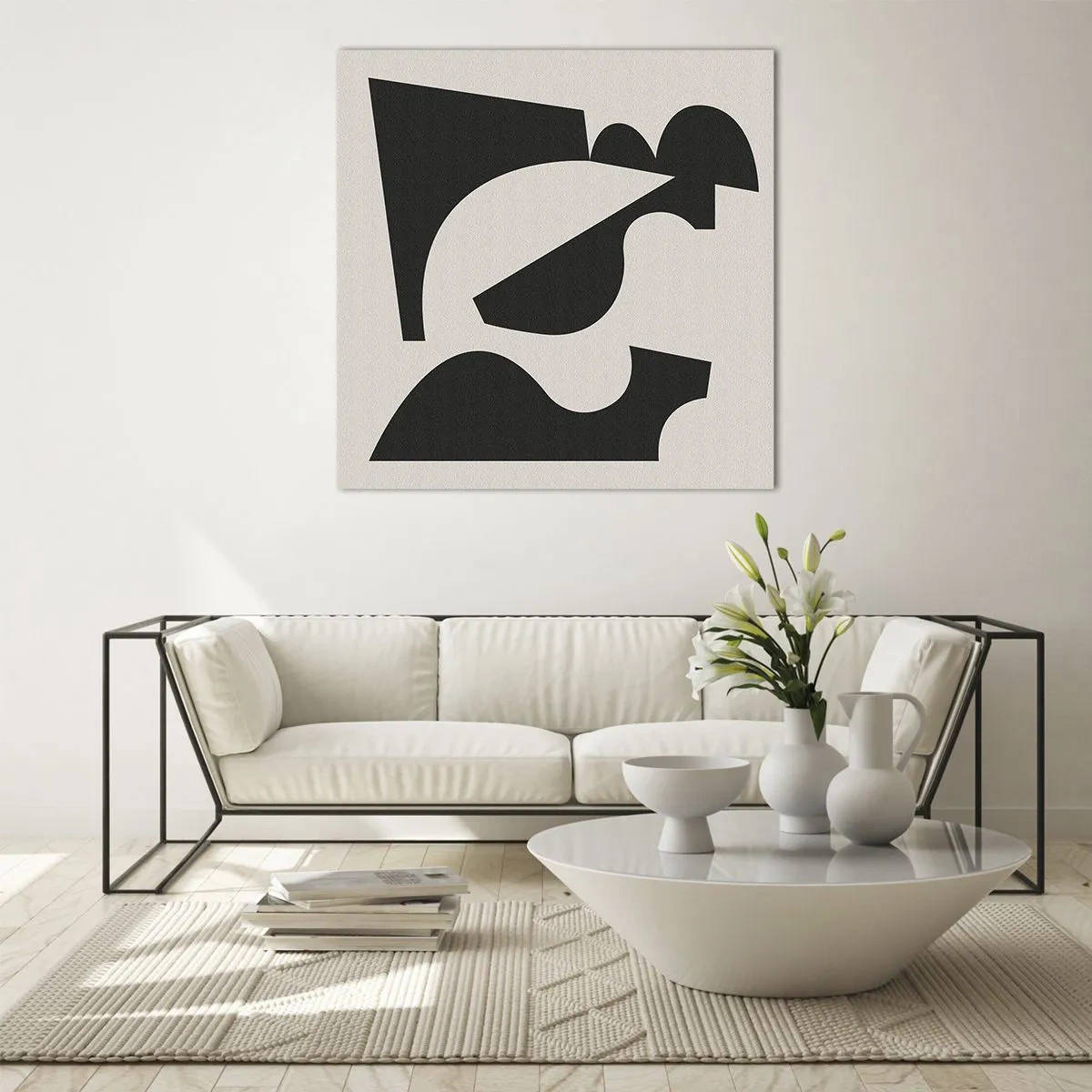 Quadro su vetro - Kit di montaggio - 70x70 cm