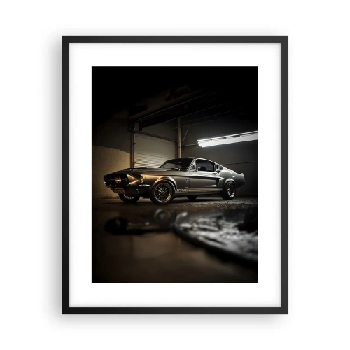 Poster in cornice nera - Ritorno al passato - 40x50 cm