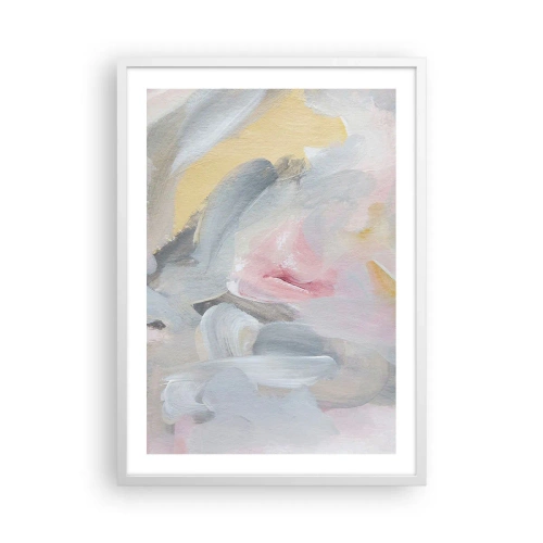 Poster in cornice bianca - Nel mondo pastello - 50x70 cm