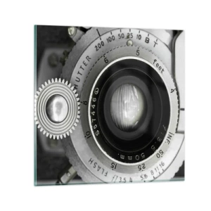 Quadro su vetro - Racconto su Hollywood - 60x60 cm