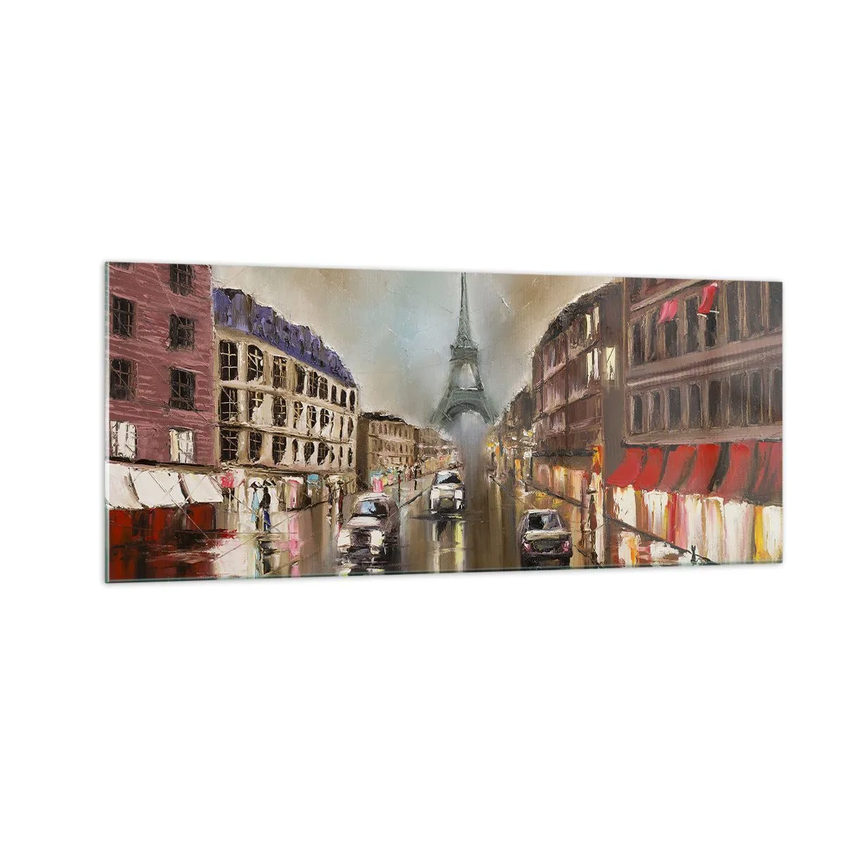 Quadro su vetro - Conta solo lei - 100x40 cm